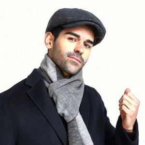 Casquette Gavroche en Feutre de Laine à Carreaux Personnalisée 50% Laine pour Homme - Product Image 2