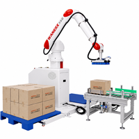 Bras robotisé de palettisation 50 kg avec ventouse pour le transfert et la manutention de cartons en entrepôt, l'élimination de caisses et l'automatisation logistique