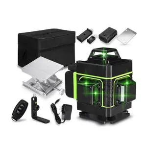 Nuovo Design 16 linee 4D livello Laser verde linee trasversali orizzontali e verticali livello laser autolivellante automatico