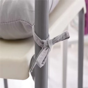Square <strong>Chair</strong> Cushion Soft Strap Thicker <strong>Seat</strong> Back <strong>for</strong> Indoor Outdoor Patio Dining Home Office <strong>Garden</strong> Sofa Buttocks Foam Filling - Product Image 4