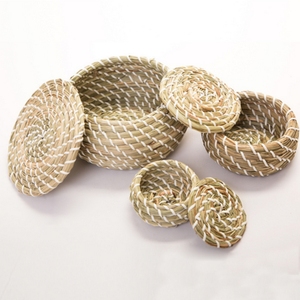 Cesta de Almacenamiento Ecológica de Jacinto de Agua con Tapa, Organizador Multifuncional para Ropa y Lavandería, Fabricante de Vietnam - Product Image 2