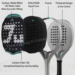 Raqueta de Pádel Elite 3K Carbon, Tipo Clásico de Control de Bola en Forma de Lágrima, Acabado con Grano de Arena Avanzado, Servicio OEM/ODM USAPA - Product Image 6
