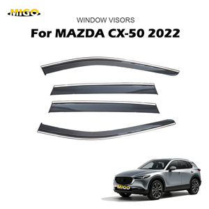 Accessoires extérieurs de voiture les plus vendus : Pare-pluie et déflecteurs de vent souples et épaissis en PC pour Mazda CX-50 <span class=keywords><strong>2022</strong></span>- - Product Image 1