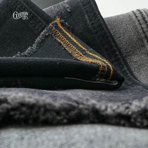 Tessuto Denim Twill Doppio Peso Non Elasticizzato 10*7 OE 50/50 Cotone Poliestere Larghezza 180cm in Rotoli per Produzione di Abbigliamento - Product Image 6