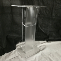 Lumière LED cristal plexiglas acrylique de Lecture, pupitre Transparent en acrylique