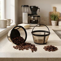 Panier-filtre à café réutilisable en maille pour cafetière à filtre
