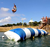 Oreiller gonflable de saut de goutte d'eau de lac de sport aquatique d'été à vendre