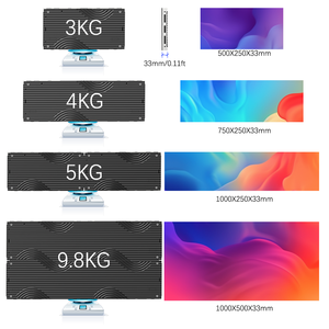 קיר וידאו פנימי גמיש מסך לד קולנועי שלט דיגיטלי שלט פרסום תלת מימד מסך לד גדול לטלוויזיה ביתית - Product Image 4