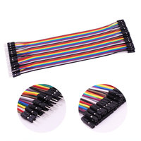 Câbles de raccordement Dupont pour capteurs Raspberry Pi, électronique, connecteurs en porcelaine mâle-femelle/mâle-mâle/femelle pour breadboard