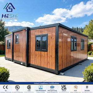 Casa Contenedor Prefabricada Expandible de 20 y 40 Pies, Lista para Sistema de Control Inteligente, con 2, 3, 4 o 5 Dormitorios, Pequeña, Aislada, Móvil, Modular, Tipo Villa - Product Image 1