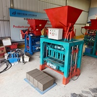 Offre Spéciale Prix Usine Machine Hydraulique Mobile 4-35B pour la Fabrication de Blocs et Briques en Argile pour Petits Projets de Construction