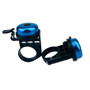 Campana para bicicleta de montaña, campana de bicicleta de 31,8mm de aleación con sonido fuerte, accionada a mano, para niños y adultos, color negro y plateado - Product Image 3