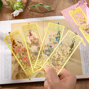 Segnalibri Personalizzati con Stampa a Caldo, Segnalibri Vintage di Lusso in Metallo Dorato, Segnalibri Colorati e Carini Personalizzabili - Product Image 3