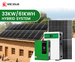 Hệ thống năng lượng mặt trời WHC 30KW với pin Lithium 60KWH, bộ biến tần hybrid, tấm pin năng lượng, hệ thống hoàn chỉnh cho nhà ở, biệt thự, nhà máy - Product Image 5