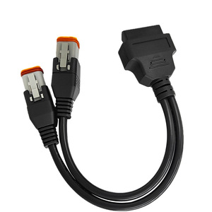 2in1 4Pin + 6pin để 16pin <span class=keywords><strong>OBD</strong></span> 2 kết nối cáp chẩn đoán Scanner Adapter cho Harley Davidson đọc mã OBD1 Cáp - Product Image 3
