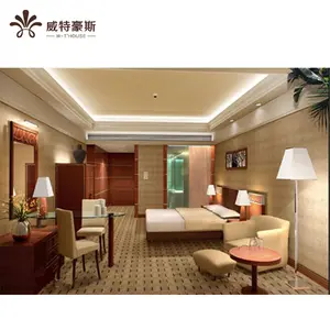 Toptan Dubai Modern lüks 5 yıldızlı otel kral yatak odası mobilya Set lüks Modern otel mobilyaları seti