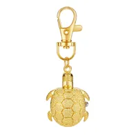 Montre de poche en bronze doré en forme de tortue, bijou de longévité, avec chaîne de collier, montre à quartz, pendentif, collier ras du cou, cadeaux