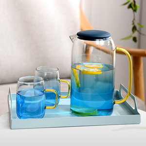 Thủy tinh borosilicate cao nước lạnh <span class=keywords><strong>Jug</strong></span> 1500ml thủy tinh bình nước trà Chậu & ấm teatot thủy tinh - Product Image 5