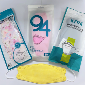 หน้ากาก <span class=keywords><strong>KF94</strong></span> 4ชั้นแบบใช้แล้วทิ้งหน้ากากปลาเกาหลี3D สีสันสดใส <span class=keywords><strong>KF94</strong></span>เกาหลี - Product Image 2