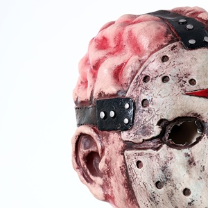 All'ingrosso Halloween <span class=keywords><strong>Jason</strong></span> <span class=keywords><strong>Mask</strong></span> Movie Cosplay puntelli 3D maschera facciale fantasma in lattice morbido realistico - Product Image 4