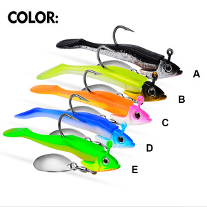 <span class=keywords><strong>FUN</strong></span> <span class=keywords><strong>Hameçon</strong></span> inversé Modèle 538 lesté au plomb, accessoires de pêche souples pour leurres 7g 10g 15g, équipement de pêche en gros - Product Image 5