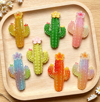 Miniature in Resina Fai-da-Te a Forma di Cactus e Piante Succulente, Charm Kawaii per Creare Scene del Deserto con Playdough e Slime