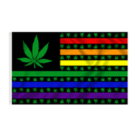 Vente en gros drapeau gay LGBT en polyester de la meilleure qualité drapeau arc-en-ciel de fierté lesbienne