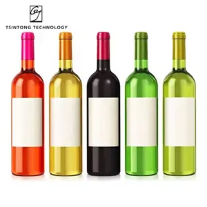 बिक्री के लिए कॉर्क के साथ बेस्ट सेल हॉट सेलिंग कम कीमत वाली स्पष्ट हरी गोल खाली वाइन बोतल 750 मिलीलीटर सस्ते कस्टम ग्लास वाइन की बोतलें