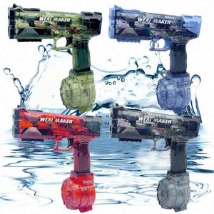 Pistola de Agua de Alta Presión, Pistola de Juguete de 9 mm, Pistola de Agua Eléctrica Totalmente Automática de Plástico para Adultos - Product Image 1