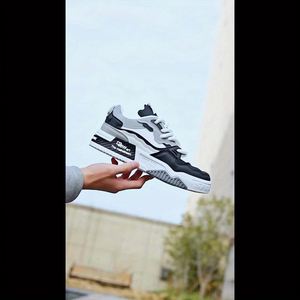 Zapatos de Skate de Cuero Modernos para Hombre, Zapatillas Deportivas Casuales Vintage Cómodas con Plataforma - Product Image 6