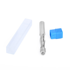 Fraise en carbure monobloc 2 dents HRC60 pour le travail du bois sur centre d'usinage CNC, fraisage en montée - Product Image 2