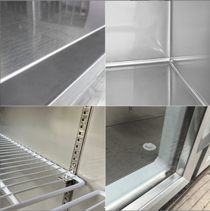 איכות מובטחת נירוסטה סלט מקרר סלט דלפק בקירור דלפק למעלה סלט בר - Product Image 6