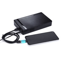 SHUOLE USB 3.0 ad alta velocità disco rigido esterno custodia SATA HDD custodia per 2.5/3.5 pollici HDD scatola di plastica
