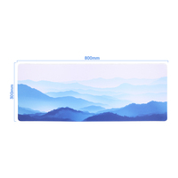 Usine personnalisée XXL XL grand tapis de souris étanche antidérapant Nature caoutchouc avec bord cousu tapis de bureau de jeu rectangulaire