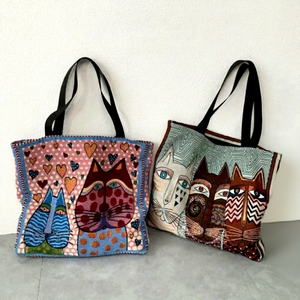 Hua Cheng Euro-American Printed Canvas Lining Customized Closure Portable Fashion Large Capacity Mom <b>Tote</b> <b>Bag</b> European-American - Product Image 1