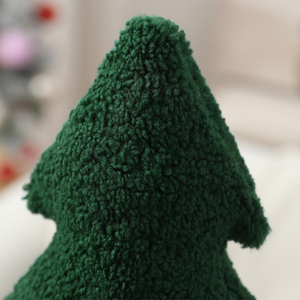 Winter Holiday Christmas <b>Throw</b> <b>Pillow</b> Green Christmas TreeShaped Solid Pattern Decorative Atmosphere-Setting <b>Pillow</b> - Product Image 5