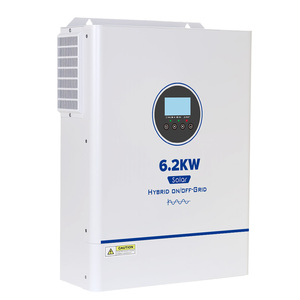 ระบบไฮบริดโซลาร์ออฟกริด 6.2 กิโลวัตต์ ดีซี/เอซี ประสิทธิภาพ 99% จ่ายไฟเดี่ยว 50/60 เฮิรตซ์ พร้อมหน้าจอ LCD - Product Image 4