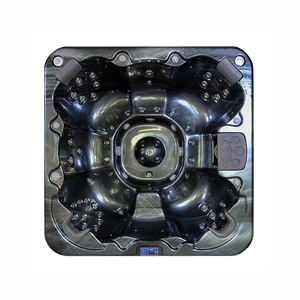 Moderno 6 personas al aire libre bañera de hidromasaje SPA <span class=keywords><strong>Balboa</strong></span> WiFi SISTEMA DE Control de teléfono blanco acrílico Bluetooth música incluido escurridor para hoteles - Product Image 4