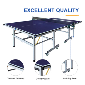 <span class=keywords><strong>Tavolo</strong></span> <span class=keywords><strong>da</strong></span> <span class=keywords><strong>ping</strong></span> <span class=keywords><strong>pong</strong></span> pieghevole professionale per interni di alta qualità con ruote - Product Image 2