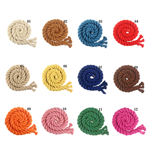 Anno nuovo 3 filo intrecciato 20mm fai da te artigianato fatto a mano <span class=keywords><strong>Makrame</strong></span> ad alta tenacità eco-friendly Nylon/cotone corda per la casa tessile - Product Image 4