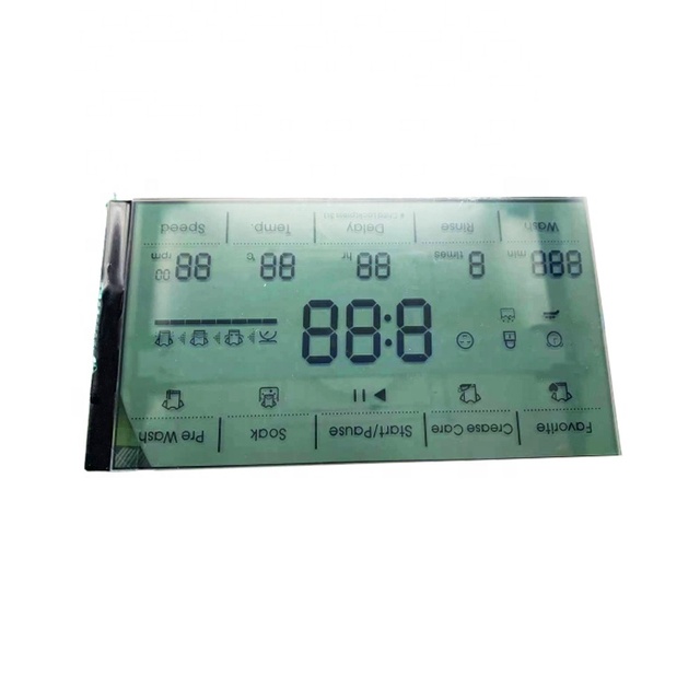 Golden Vision Vehicle HTN LCD Display Module with Positive Fully Transparent Custom LCD 153.4x83.9 Screen Size