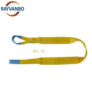 Fabriek Directe Levering 25Mm Tot 300Mm Brede Hoge Kwaliteit Webbing Sling/Riem Ronde Hijsband