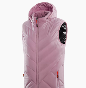 Chaleco calefactable para parejas con gorro desmontable, chaleco con calefacción eléctrica, control inteligente de temperatura - Product Image 4