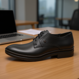 Karosso 5501 Chaussures à enfiler pour hommes Style bureau Anti-glissant Respirant et Design plat pour toutes les saisons Semelle intérieure en PU et caoutchouc - Product Image 2