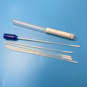 नेज़ल सैंपल कलेक्शन स्वैब 150 मिमी नायलॉन फ्लॉक्ड कॉटन बड ब्रेकप्वाइंट के साथ - Product Image 6