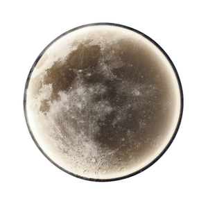 Lampe murale led ronde moderne en forme de lune, luminaire décoratif d'intérieur pour chambre à coucher - Product Image 1