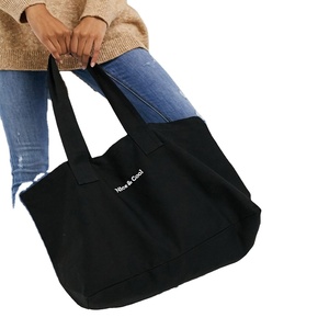 Bolsa de Compras de Algodón Reciclado Natural y Bolsa de Lona Personalizada - Product Image 1