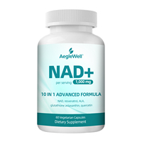 Compléments alimentaires OLLI OEM NAD+ Booster en capsules, compléments NAD liposomaux en capsules