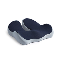 Ensemble coussin de siège ergonomique 2-en-1 et oreiller lombaire en mousse à mémoire de forme, marque privée, design goutte d'eau pour coccyx, certifié OEKO-TEX, vente en gros