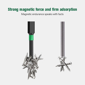 מקדח אימפקט S2 1/4 אינץ' איכותי עם ראש מגנטי חזק, מברג פיליפס תעשייתי, ידית פלדה, ניתן להתאמה אישית לפי דרישת הלקוח (OEM) - Product Image 4